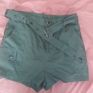 Green shorts
